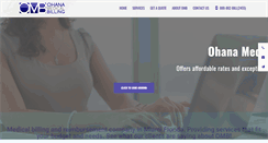 Desktop Screenshot of ohanamedicalbilling.com